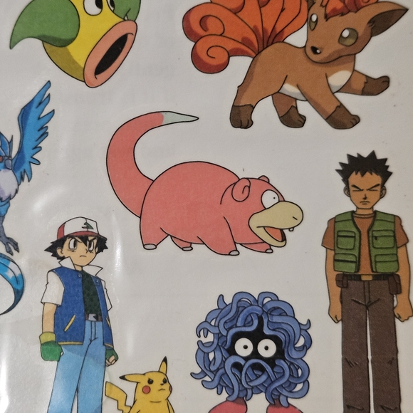 Pokemon Sticker Sheet - Picture 2 of 5